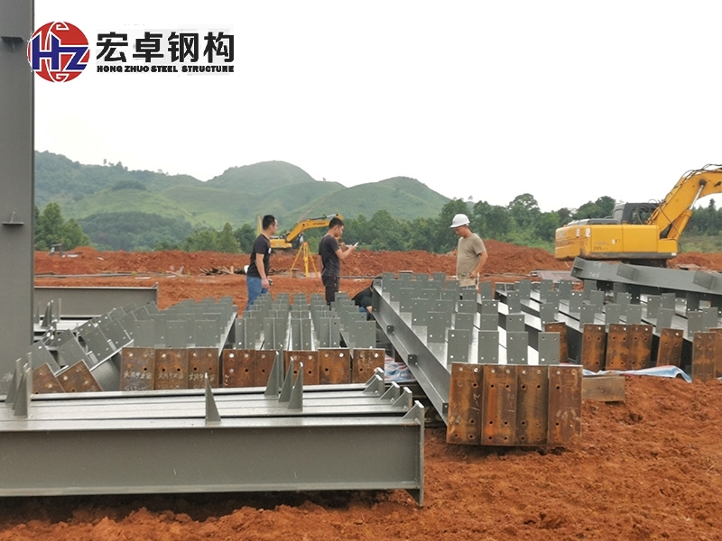 湖南汽配产业园工业厂房钢结构工程