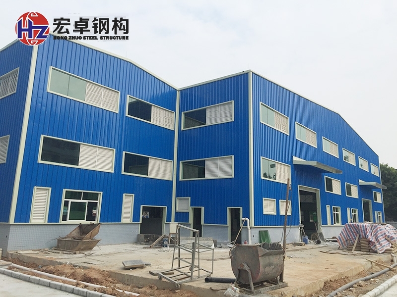钛业五金制造钢结构厂房工程