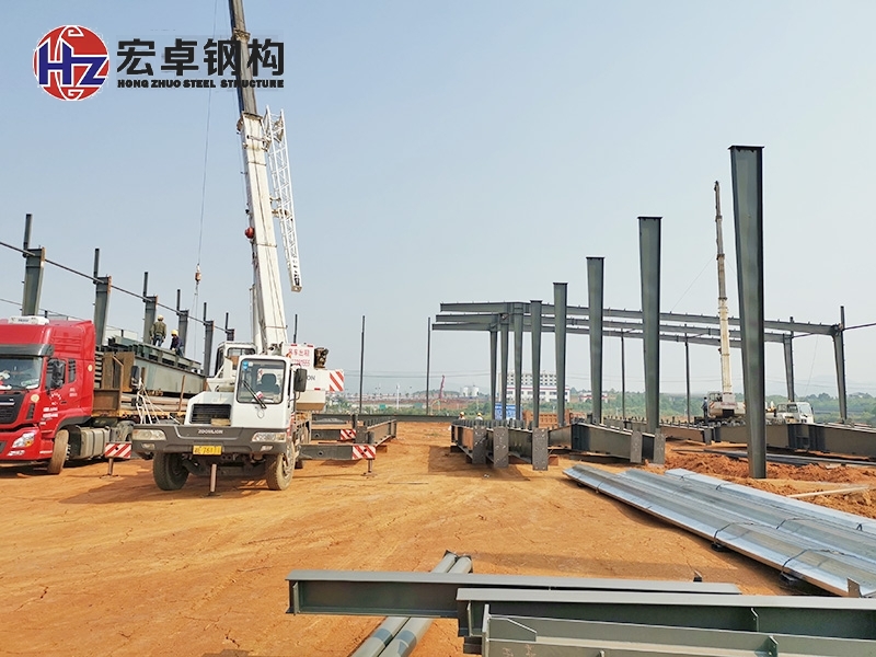 湖南电子科技园大跨度工业厂房钢结构工程